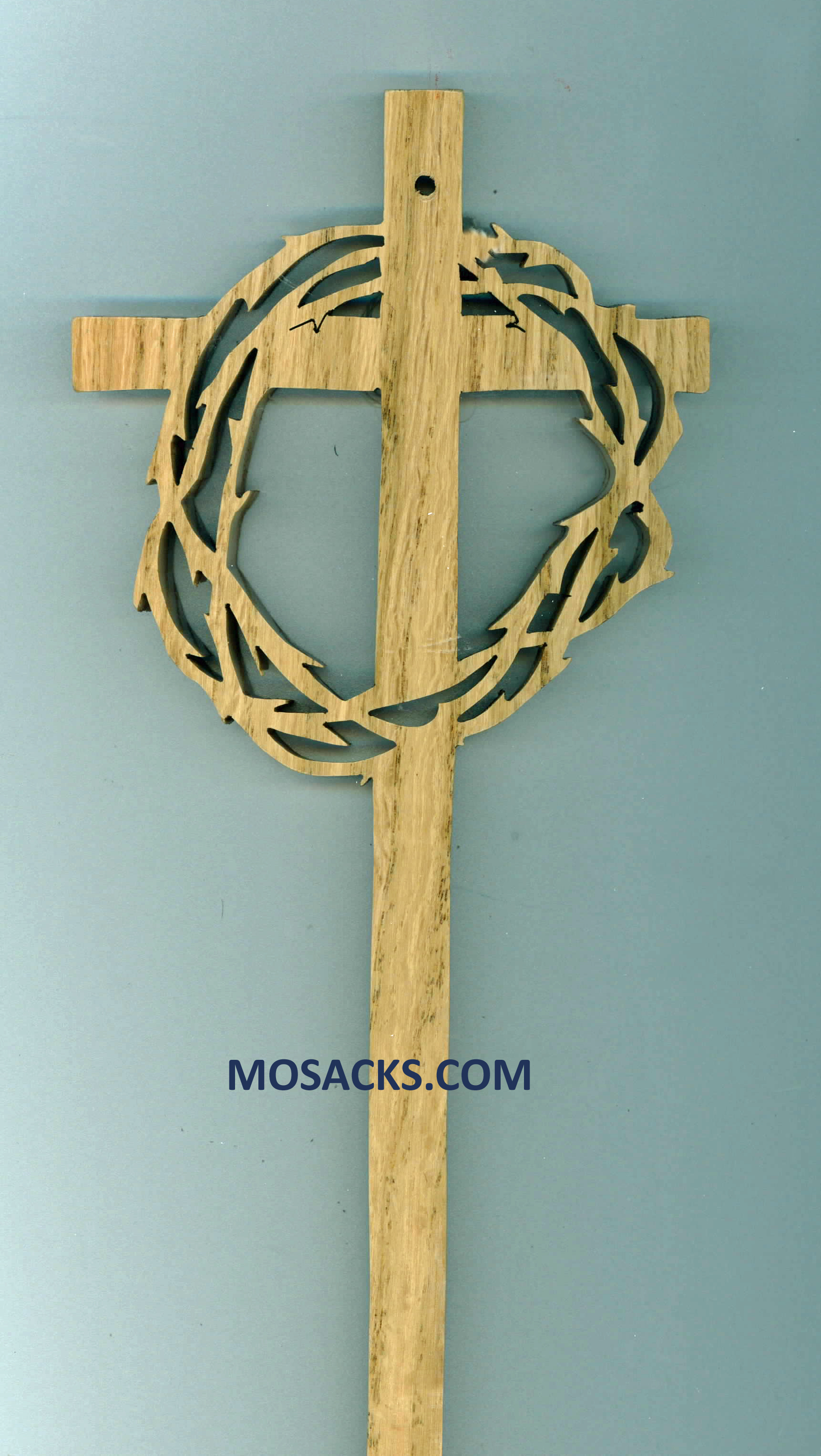 Crown Of Thorns Wood Cross 10 Inch 475-10