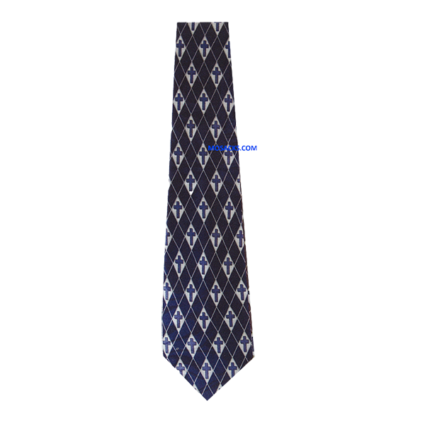 Diamond Cross Necktie-81365