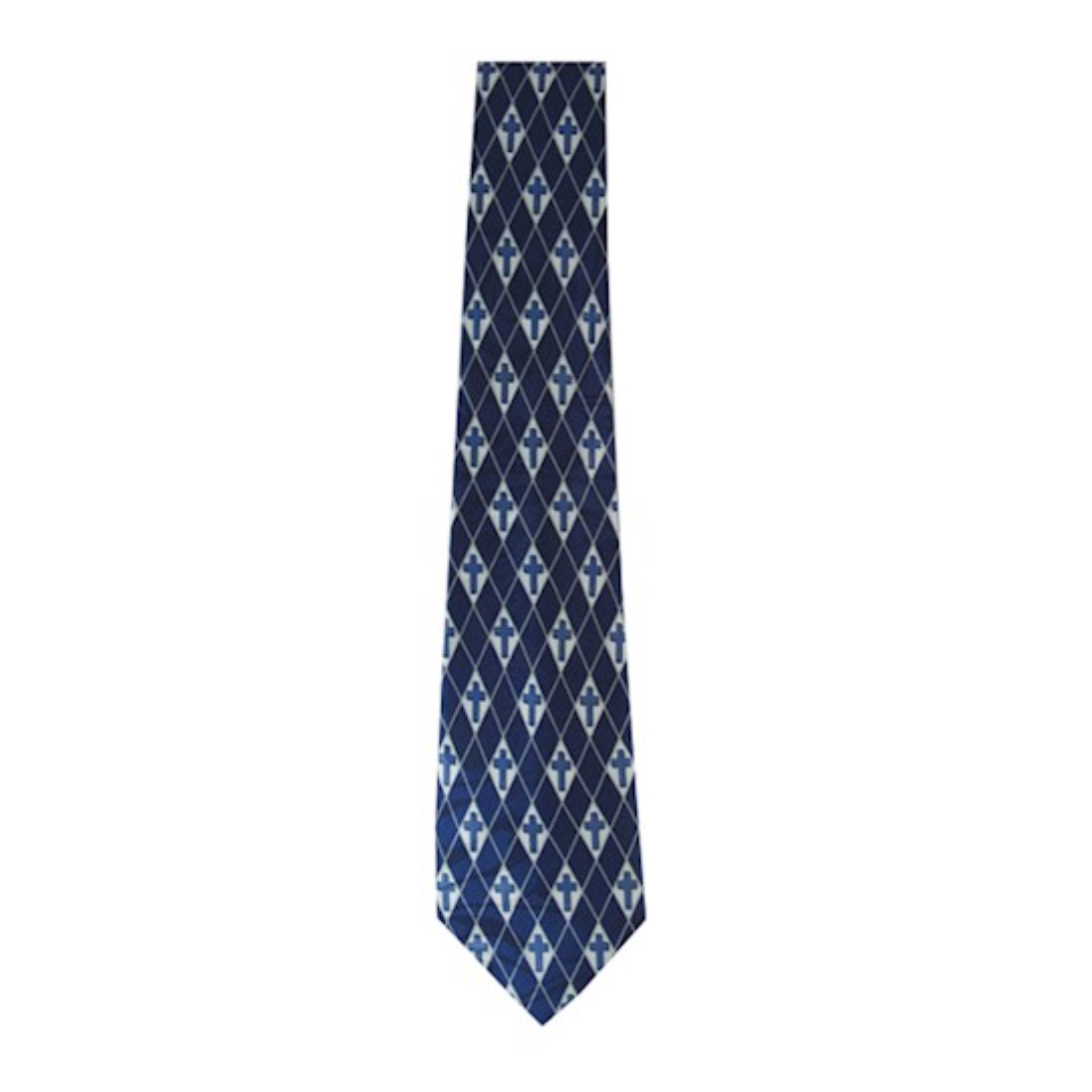 Diamond Cross Necktie-81365