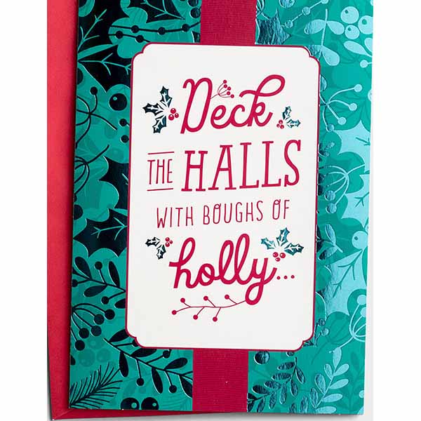 "Deck the Halls" Christmas Cards - 081983686658