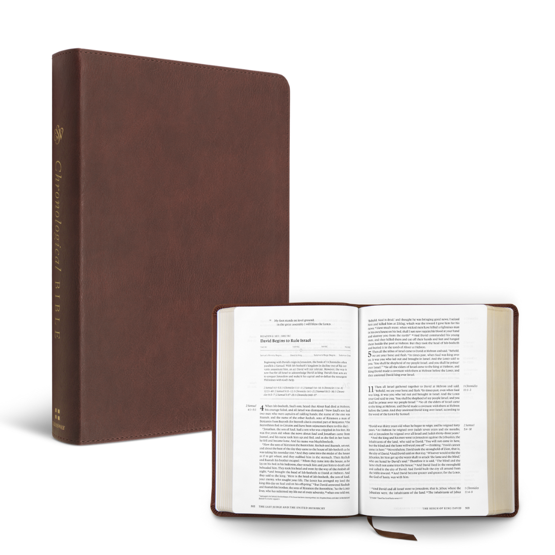 ESV Chronological Bible (Brown) -9781433589515