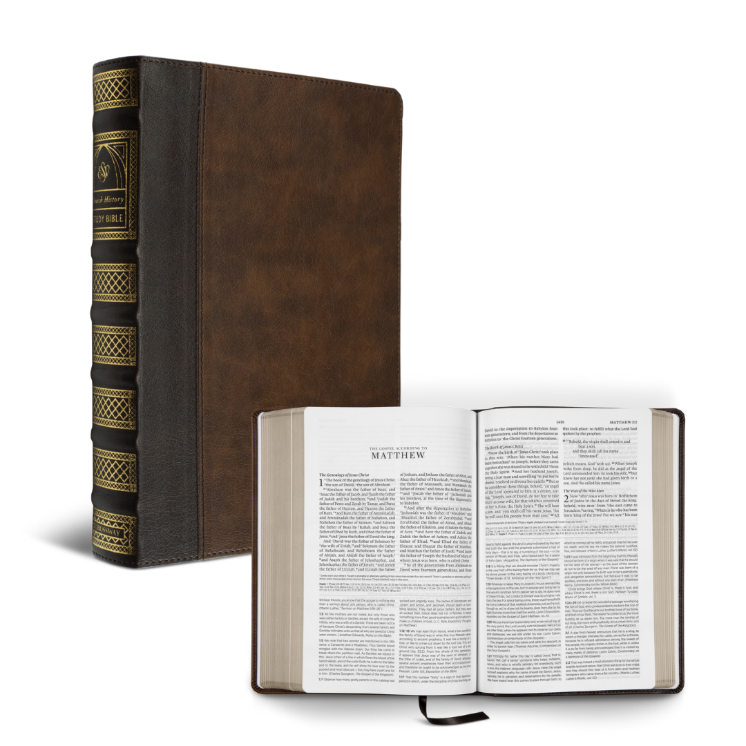 ESV Church History Study Bible (Brown)