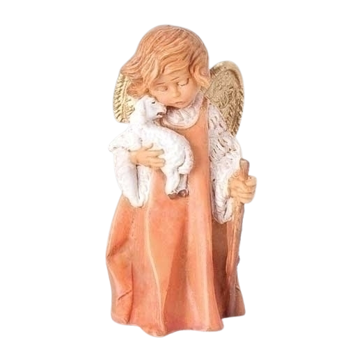 Fontanini Nativity Little Shepherd Angel with story card 20-43529