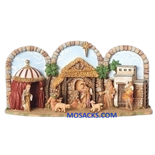 Fontanini Nativity Musical: 3 Panel Scene (20-58714)