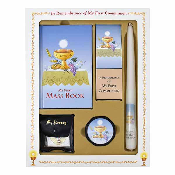 First Mass Book (My First Eucharist) Deluxe Set 808/58B from Catholic Book Publishing 60-9780899428642