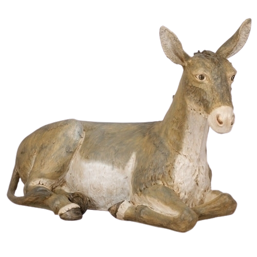 Fontanini Nativity 70" Masterpiece Collection: Seated Donkey (#57709)