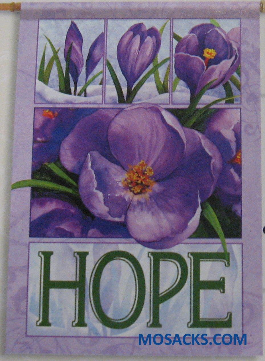 FlagTrends Hope Crocus 28x40 Inch Double-Sided Flag 480-47886