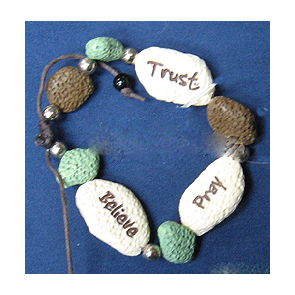FaithStones Bracelet Trust Pray Believe-65145