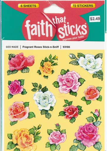 Faith That Sticks Fragrant Roses Stick-N-Sniff-93186
