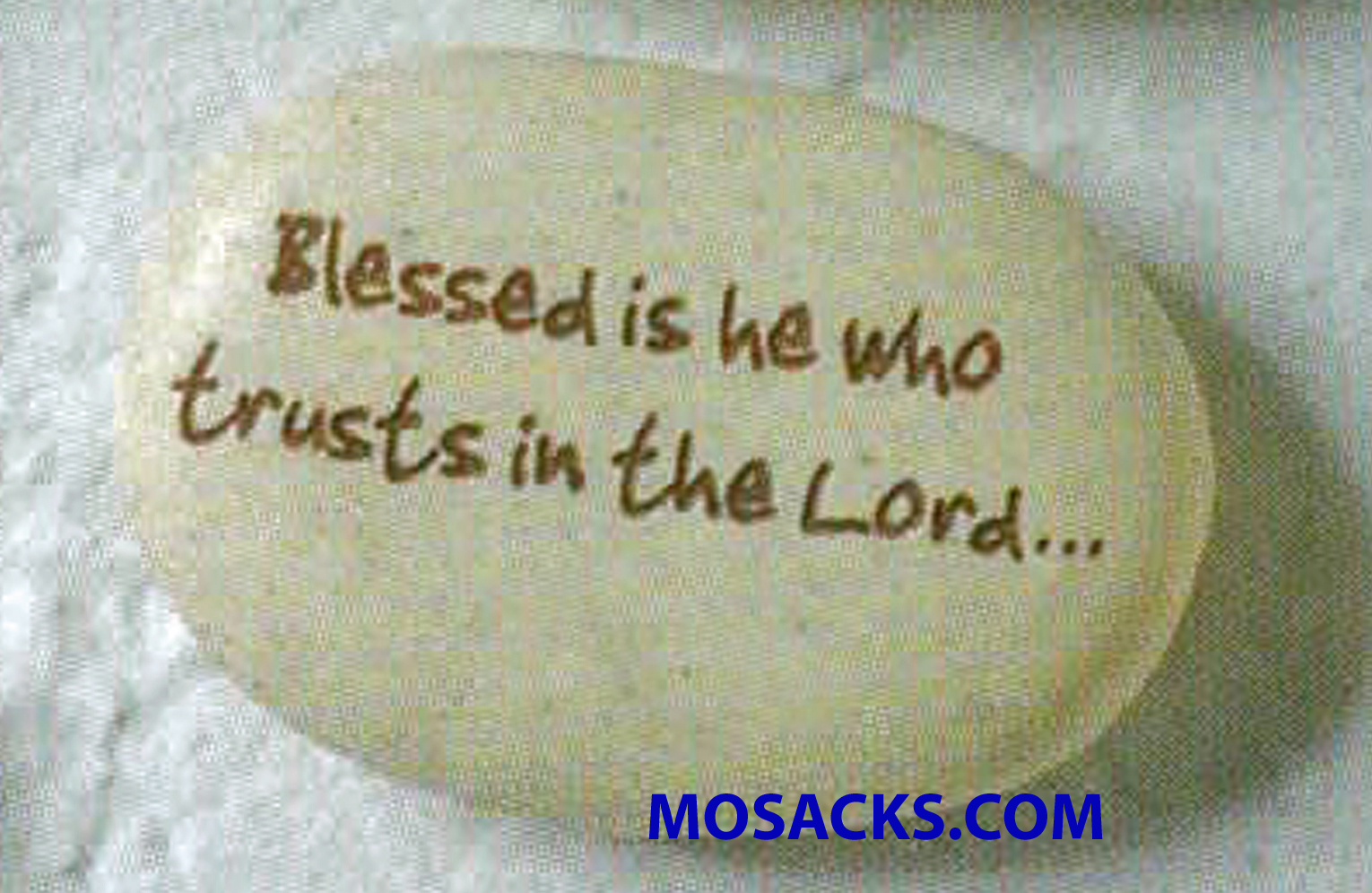 Faithstones Pocket Stone Blessed Is He Who Trusts in the Lord-41199