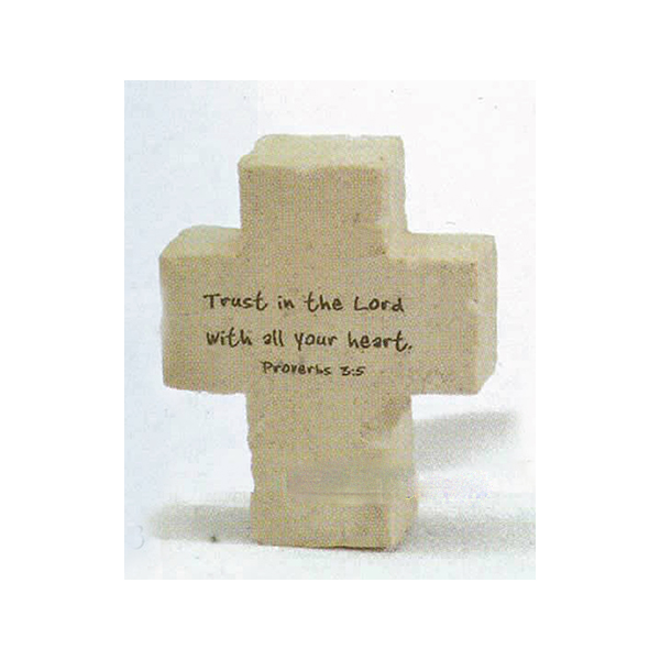 Faithstones Cross Desk Plaque-47704