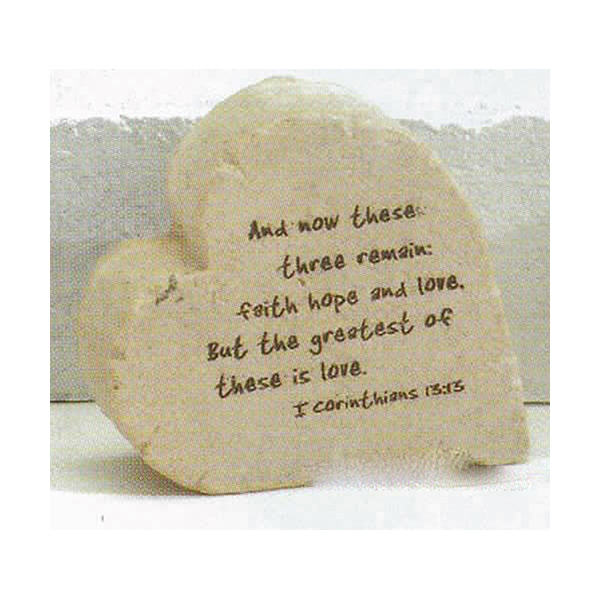 Faithstones Heart Desk Plaque-47704 Out of Stock