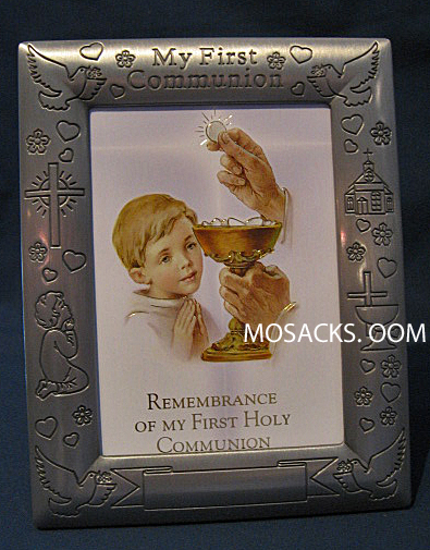 Pewter My First Holy Communion photo frame MCF-670