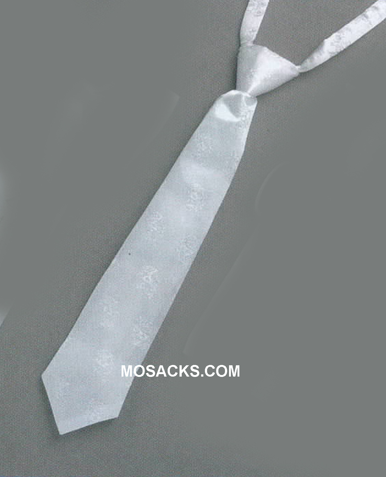 First Communion PreKnotted White Tie 13"-83001