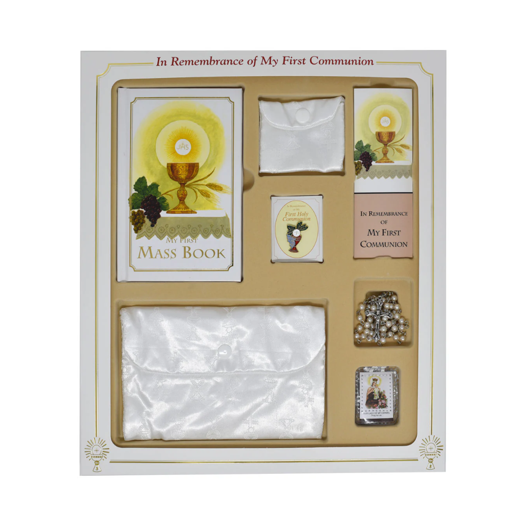 First Mass Book Premier Set for Girls from Catholic Book Publishing 808/60G 60-9780899427317