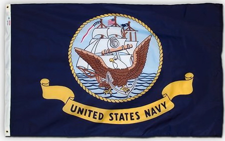 3’ x 5’ U. S. Navy Printed SpectraPro Flag by Valley Forge Flag