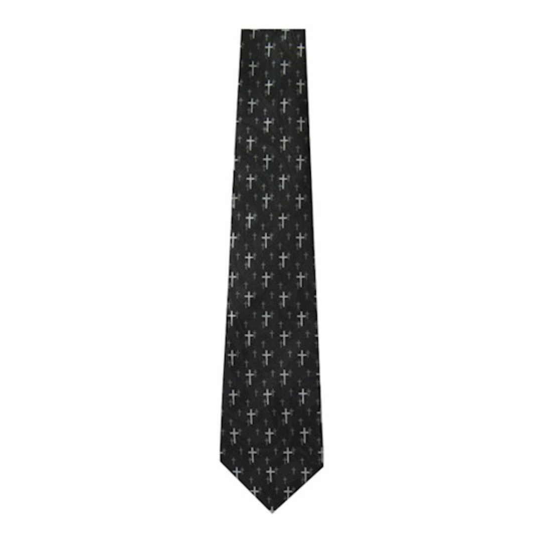 Floating Cross Necktie