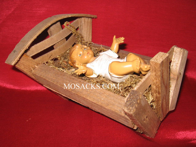 Fontanini 12" Baby Jesus With Crib #72913