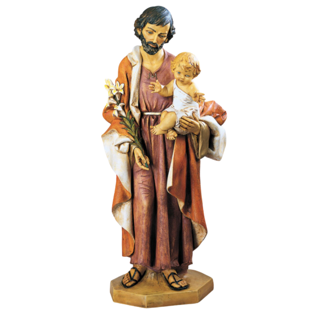 St. Joseph with Child Jesus Fontanini 20’ Scale