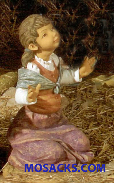 Fontanini 50" Masterpiece Nativity Collection Beth Kneeling Girl #52349