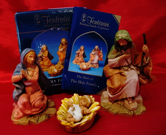 Fontanini 5" Centennial Nativity Holy Family 3-Piece Set #51550
