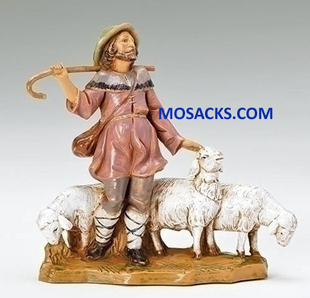 Fontanini 5" Sheep Herder Elijah, shepherd