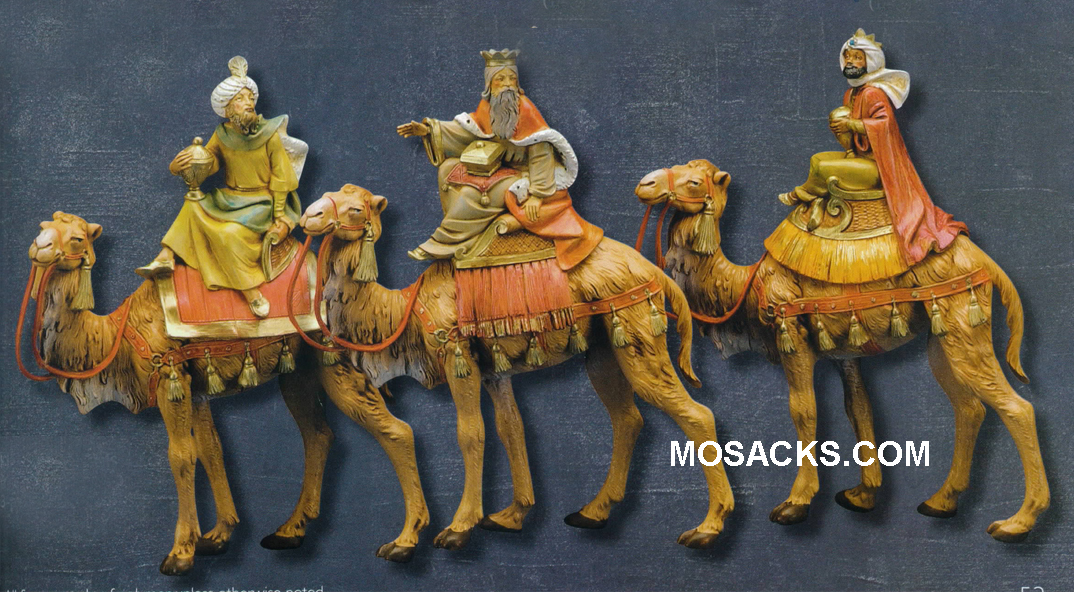 Fontanini Heirloom Nativity 7.5" scale Kings On Camels-51814,  Fontanini Nativity