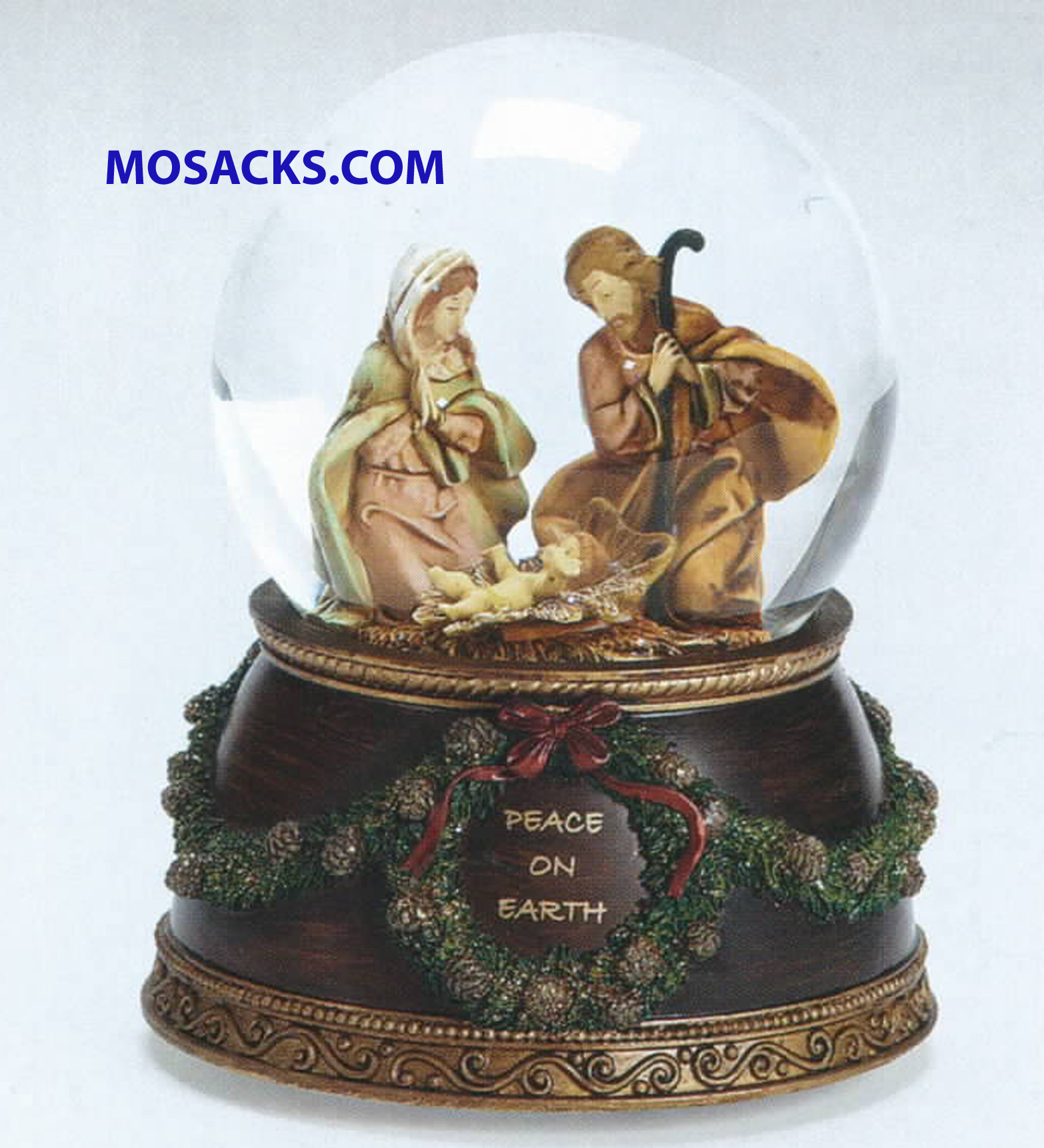 Fontanini Glitterdomes HolyFamily Peace on Earth 6" H 20-59010