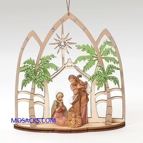 Fontanini Holy Family Arched Ornament-56392