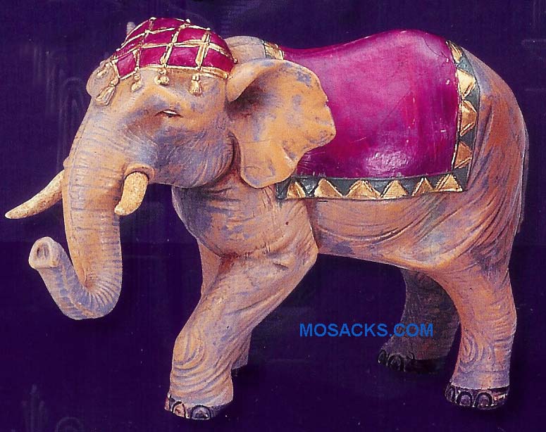 Fontanini 5" Heirloom Nativity Elephant with Saddle Blanket #72525