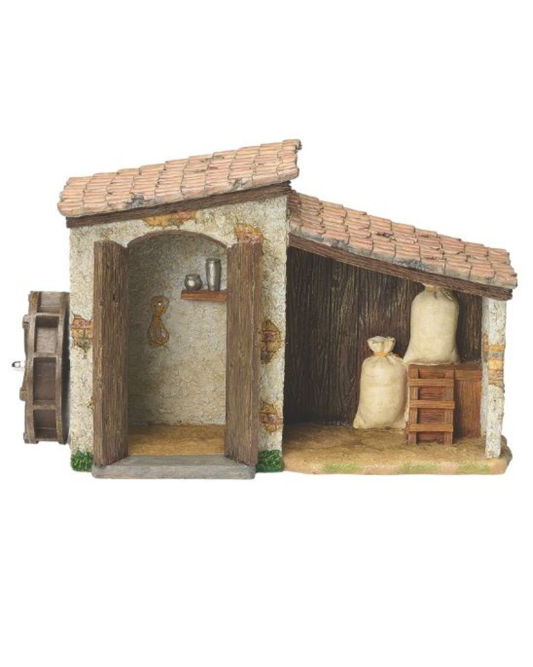 Fontanini 5" Scale Farmhouse with Water Mill