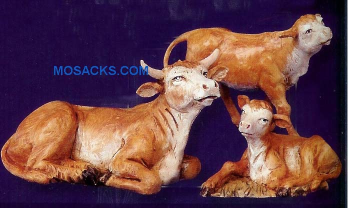 Fontanini 5" Heirloom Nativity Ox Family 3-Pc. Set #51534