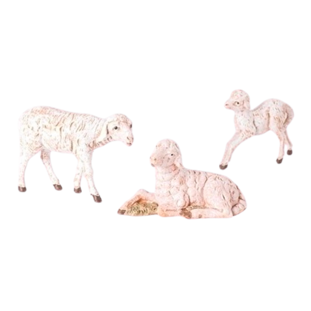 Fontanini 5" Heirloom Nativity Sheep Family 3-Pc. Set #51539