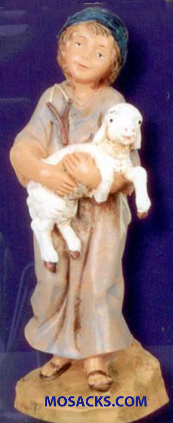 Fontanini 5" Heirloom Nativity Silas Holding Sheep #57521