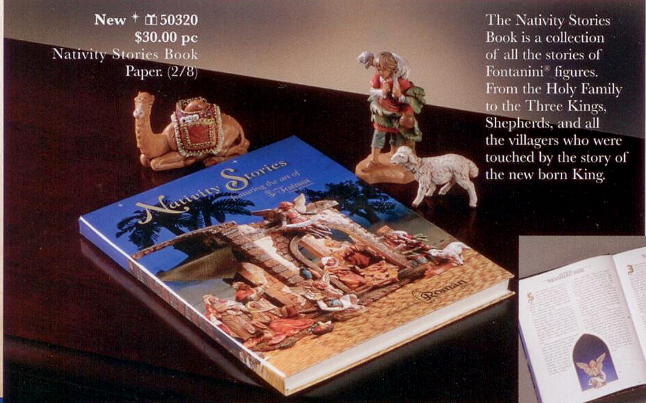 Fontanini Nativity Stories Book Hardcover 20-50320