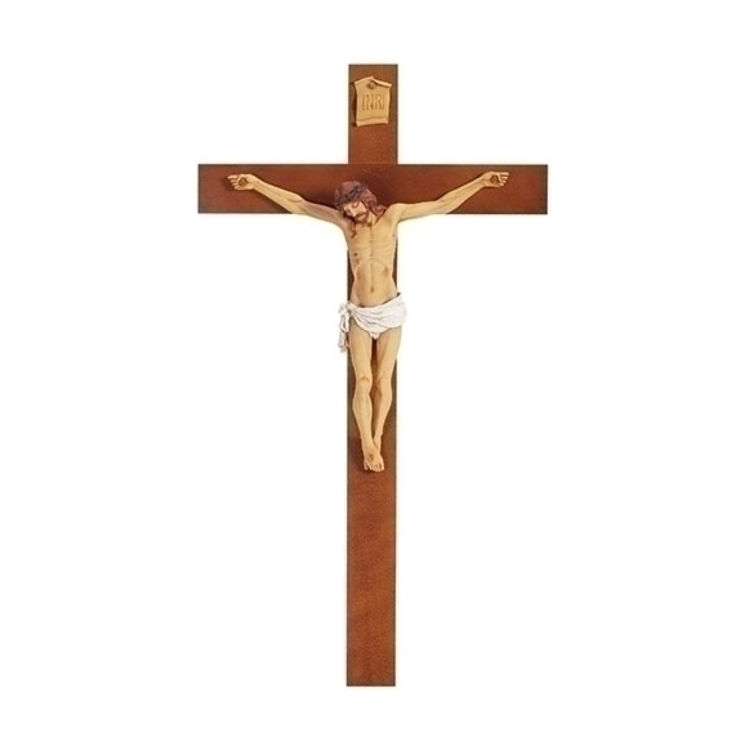 Church Supplies Fontanini Woodtone 40-Inch Crucifix Church Goods