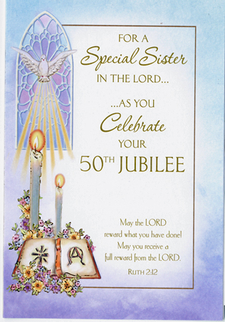 For Special Sister 50th Jubilee 238-JUBG85512