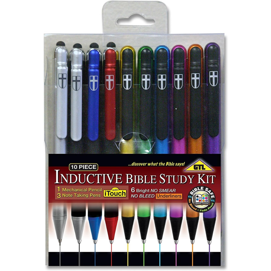 GTL 10 Piece Inductive Bible Study Pen/Pencil Set