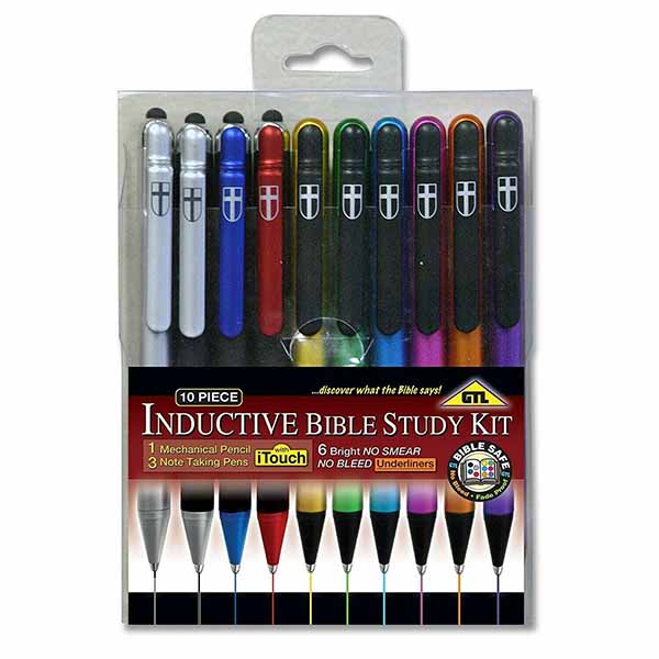 GTL 10 Piece #31010 Inductive Bible Study Pen/Pencil Set