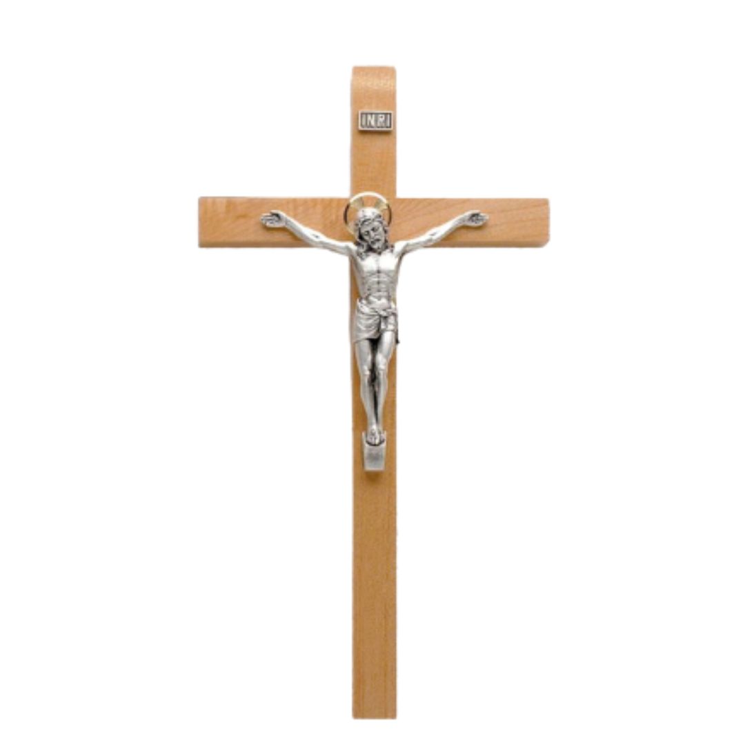Genuine 12" Maple Crucifix