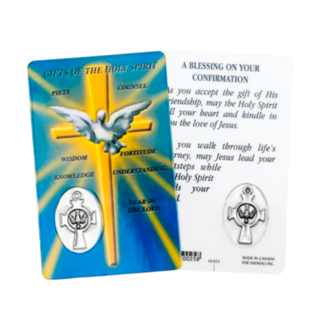 Gifts of the Holy Spirit Prayer Card - 592