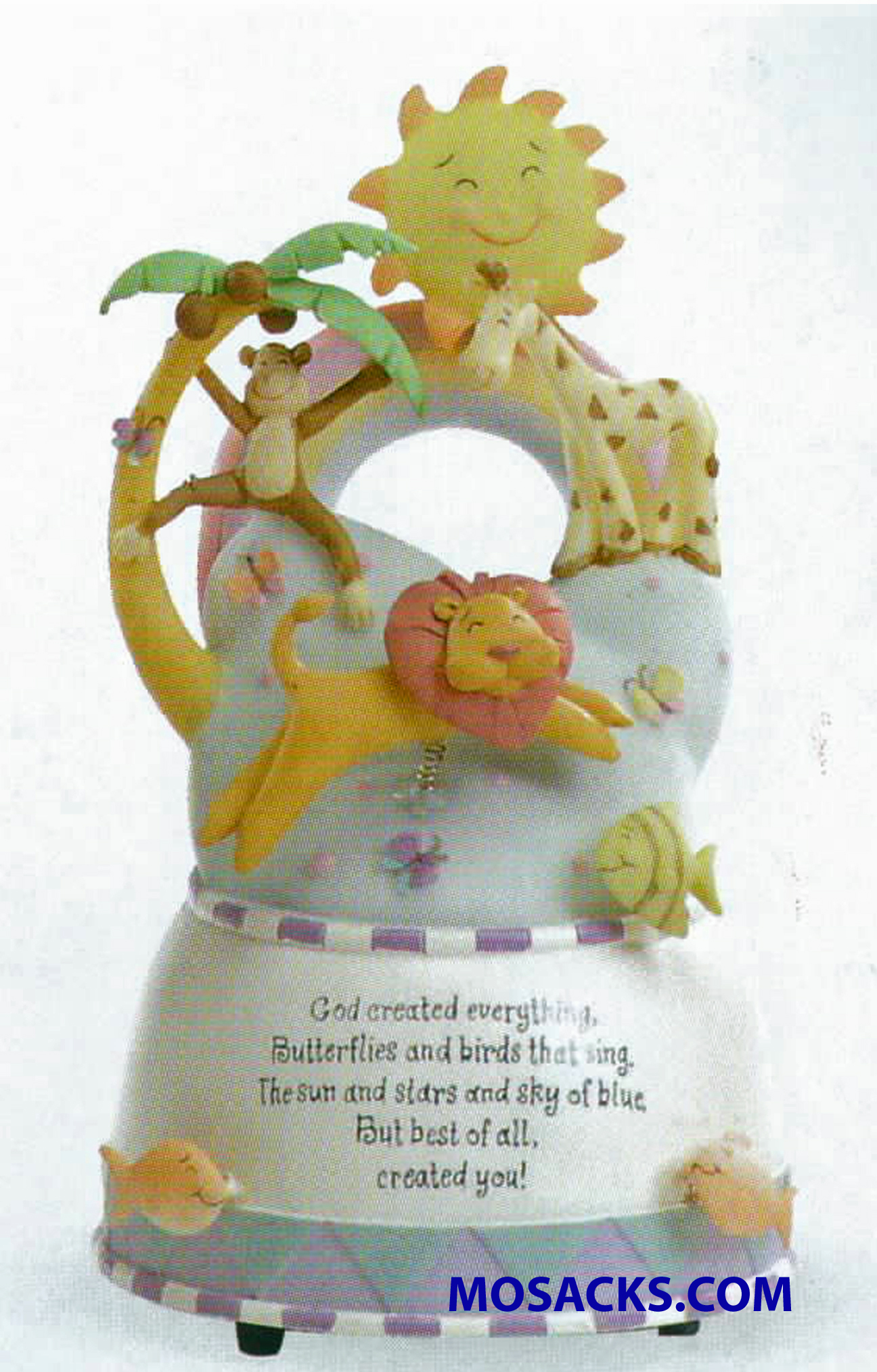 God Created Everything Musical Figurine-46550