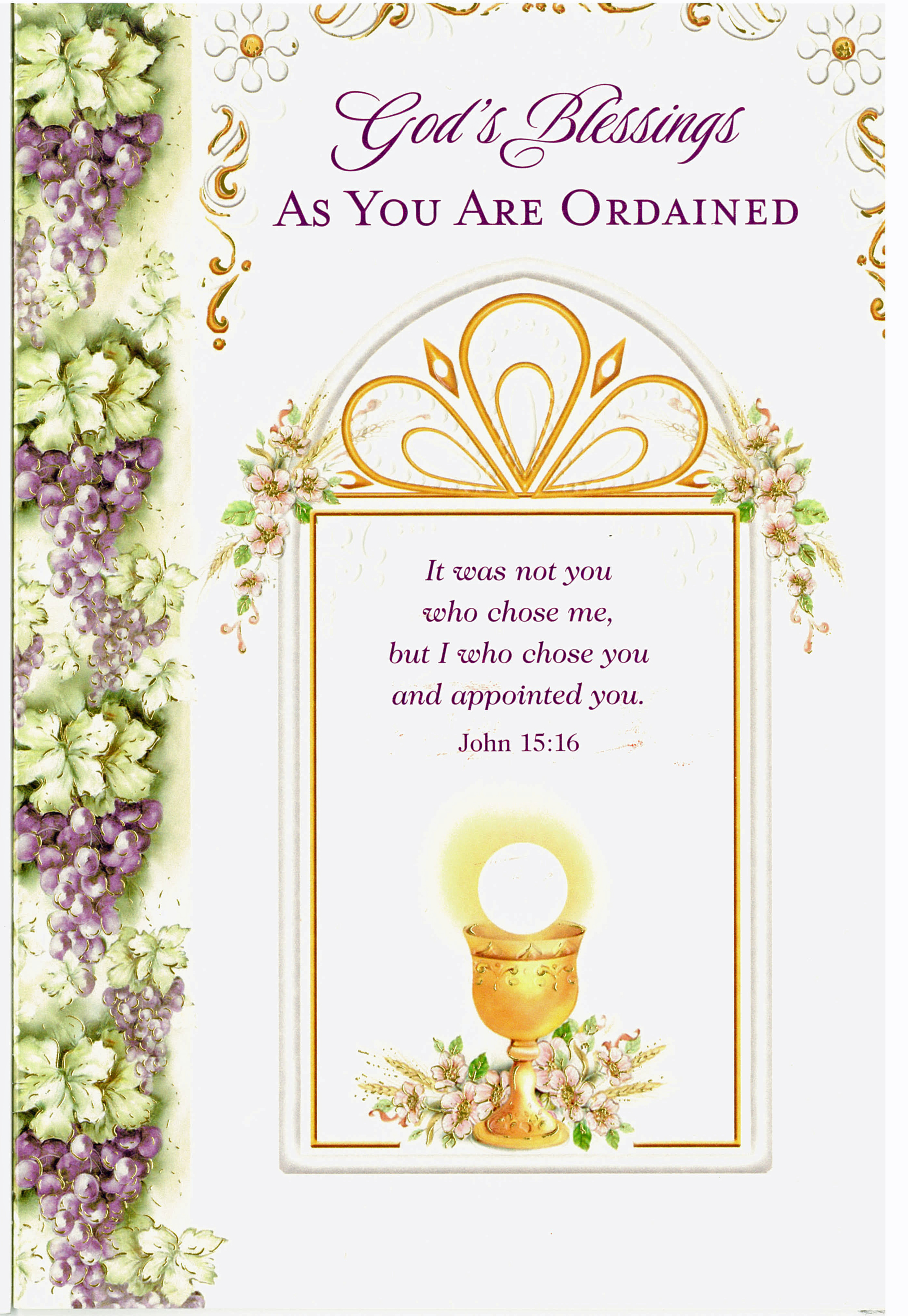 God's Blessings As You Are Ordained 238-ORD89953