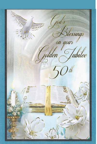 God's Blessings on your Golden Anniversary 205-RJ37078