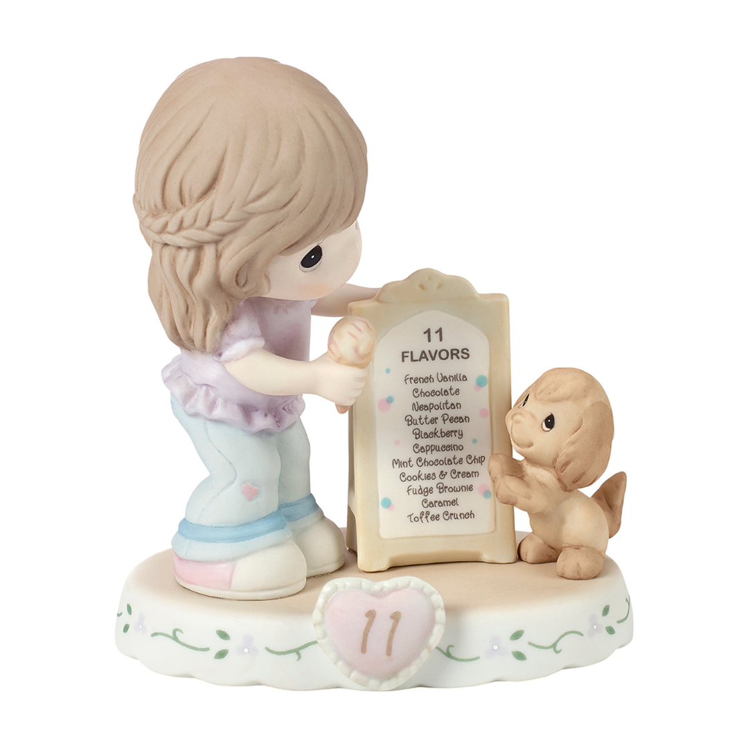 Precious Moments Growing in Grace Age 11 Brunette 5.25in 154038B