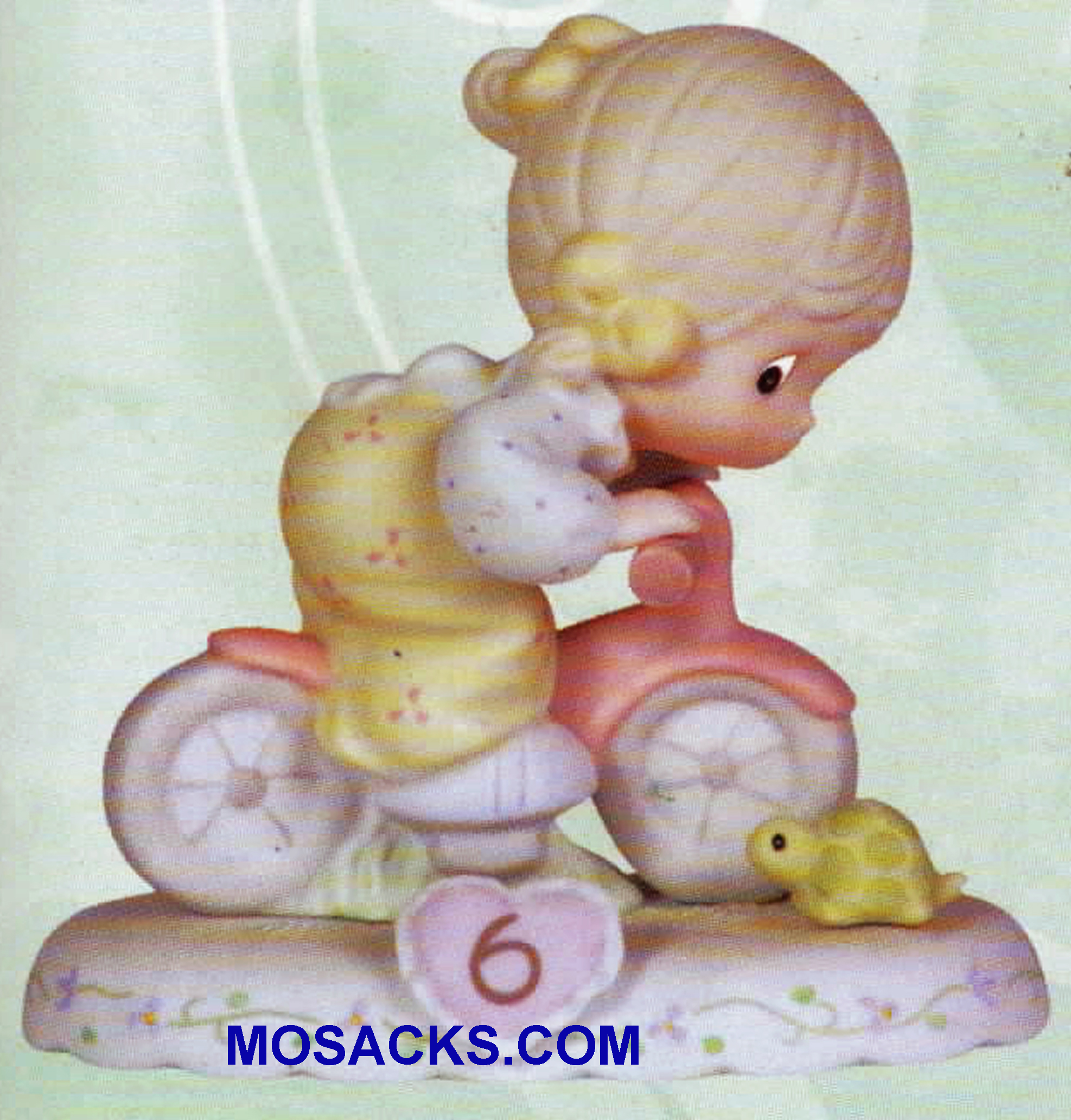 Precious Moments Original Growing in Grace Series Age 6 Blonde 4.25 inch 136255