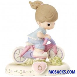 Precious Moments Growing in Grace Age 6 Brunette 5 inch 152012B