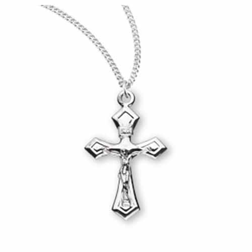 Sterling Silver Crucifix, 3/4", S387418
