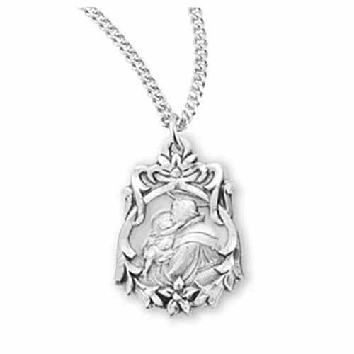 Sterling Silver St. Anthony Medal, 3/4", S357518