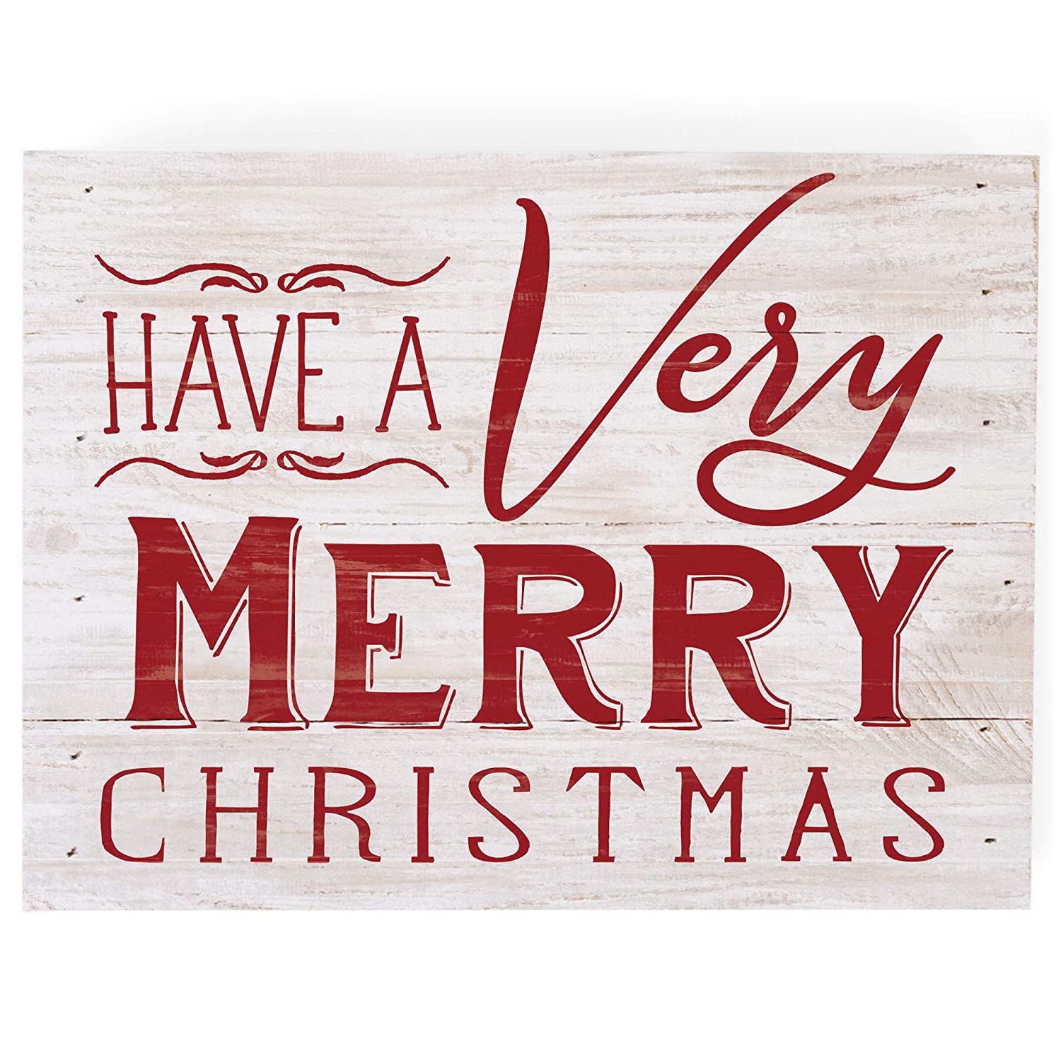 "Have a Very Merry Christmas" Wooden Art
